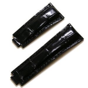 ロレックス　デイトナ用　艶消しクロコ革ベルト　Dバックル用 ロレックス デイトナ用 艶消しクロコ革ベルト Dバックル用