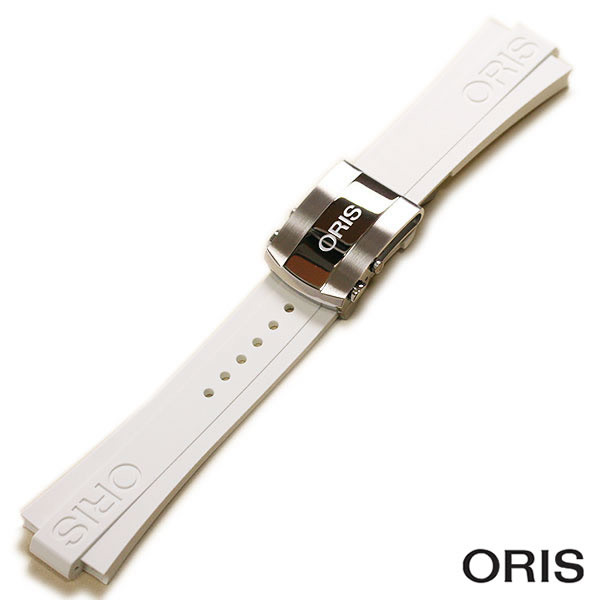 オリス】アクイスデイト用のホワイトの純正ラバーベルト26mmを販売開始しました | 時計屋ネット