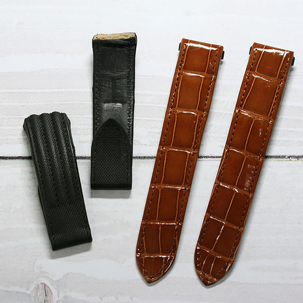 カルティエ】ロードスター用にワニ革で移植しました | 時計屋ネット